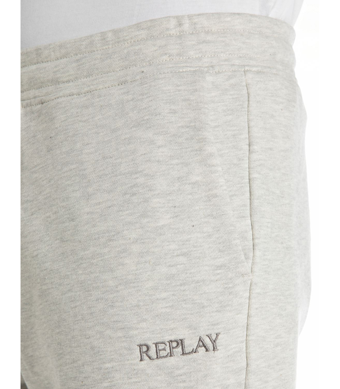 レギュラーフィットコットンテリージョガーパンツ（セットアップ） 詳細画像 ライトグレーメランジ 5